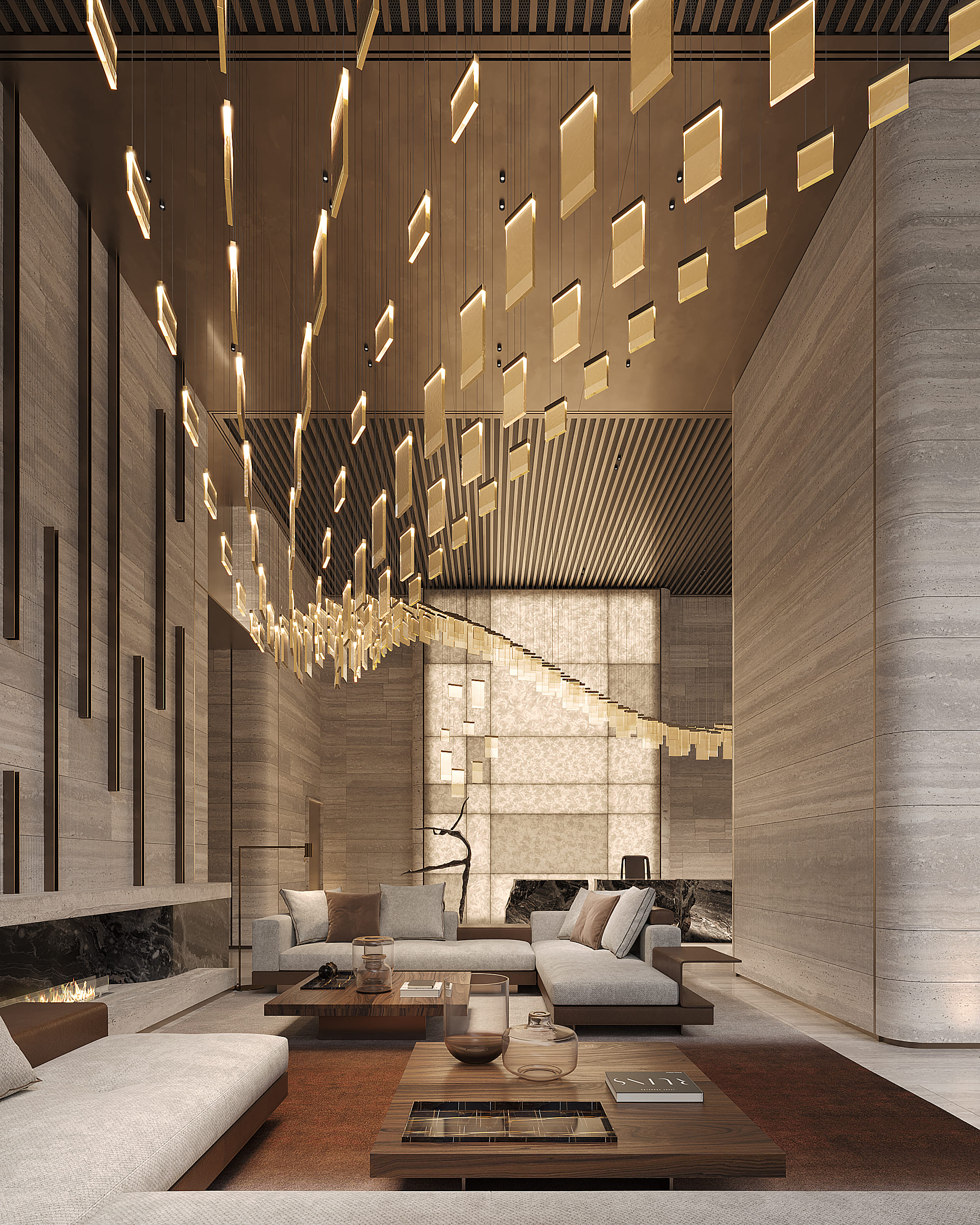 The One by DIM lobby interior visualization