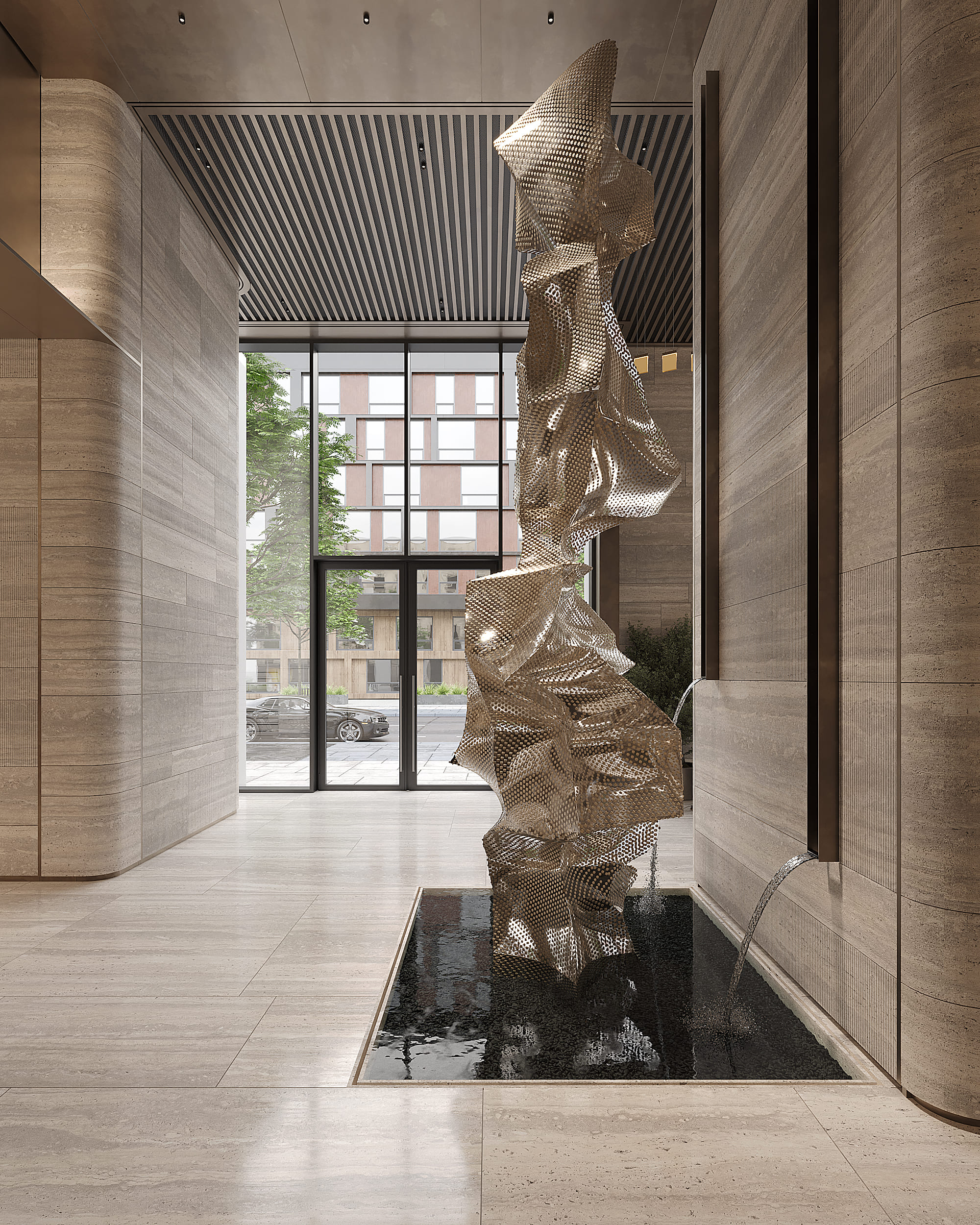 The One by DIM lobby interior visualization