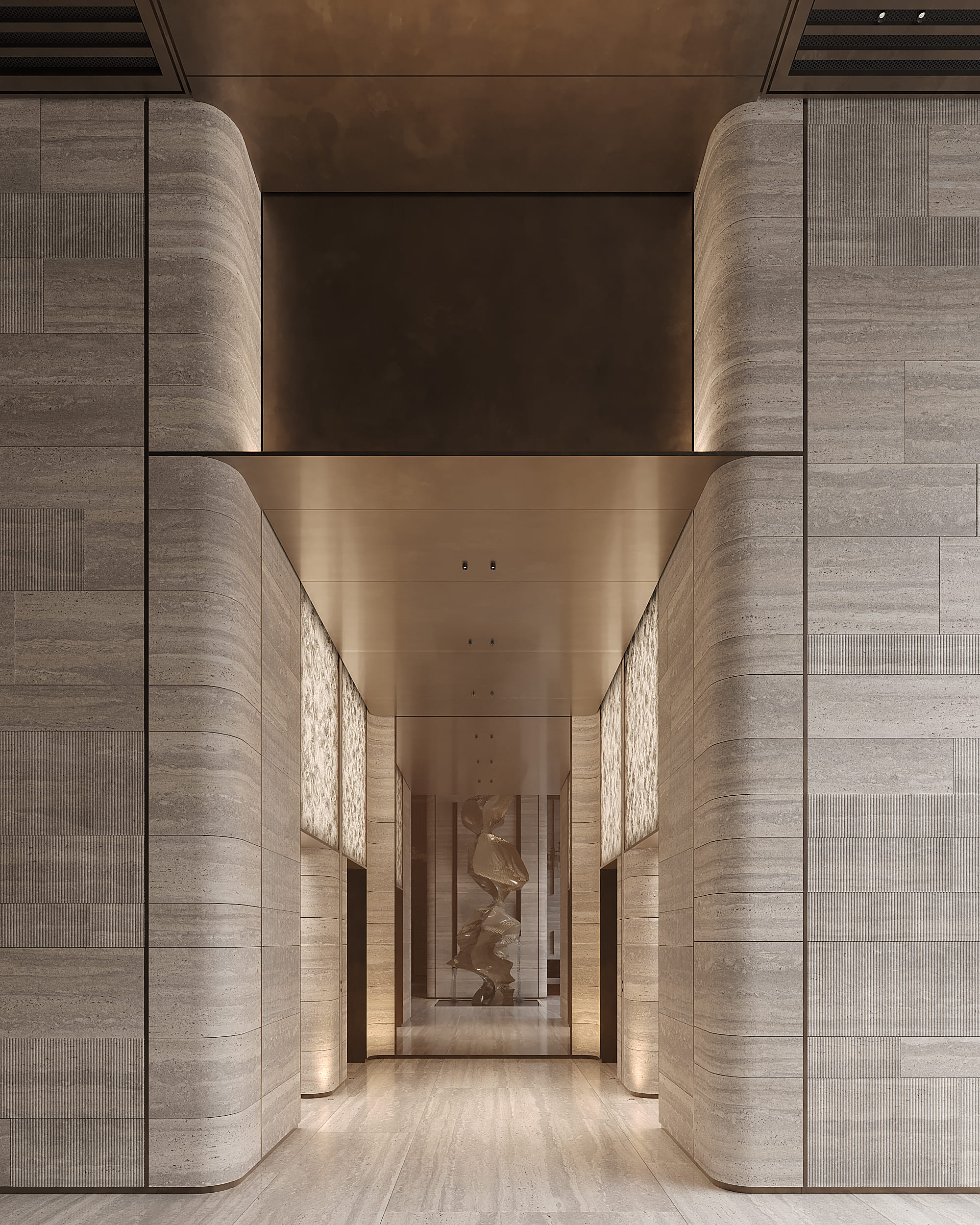 The One by DIM lobby interior visualization