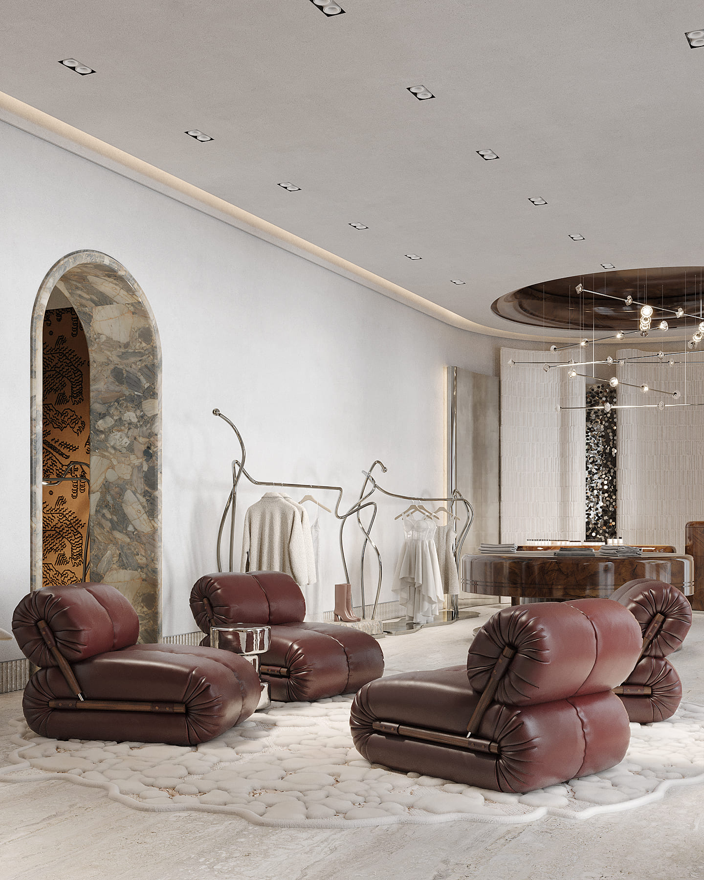 Maison Archive luxury retail interior visualization