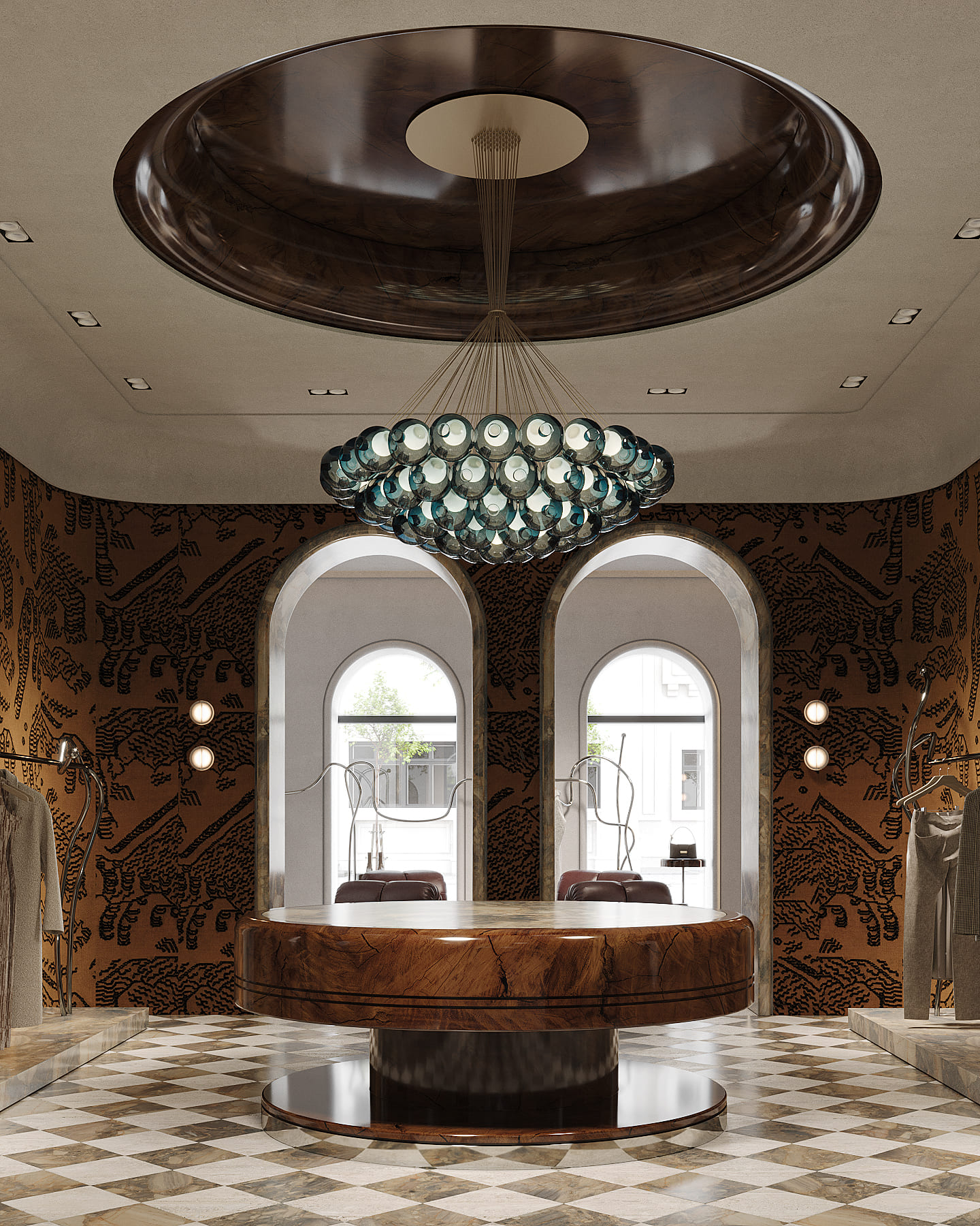 Maison Archive luxury retail interior visualization
