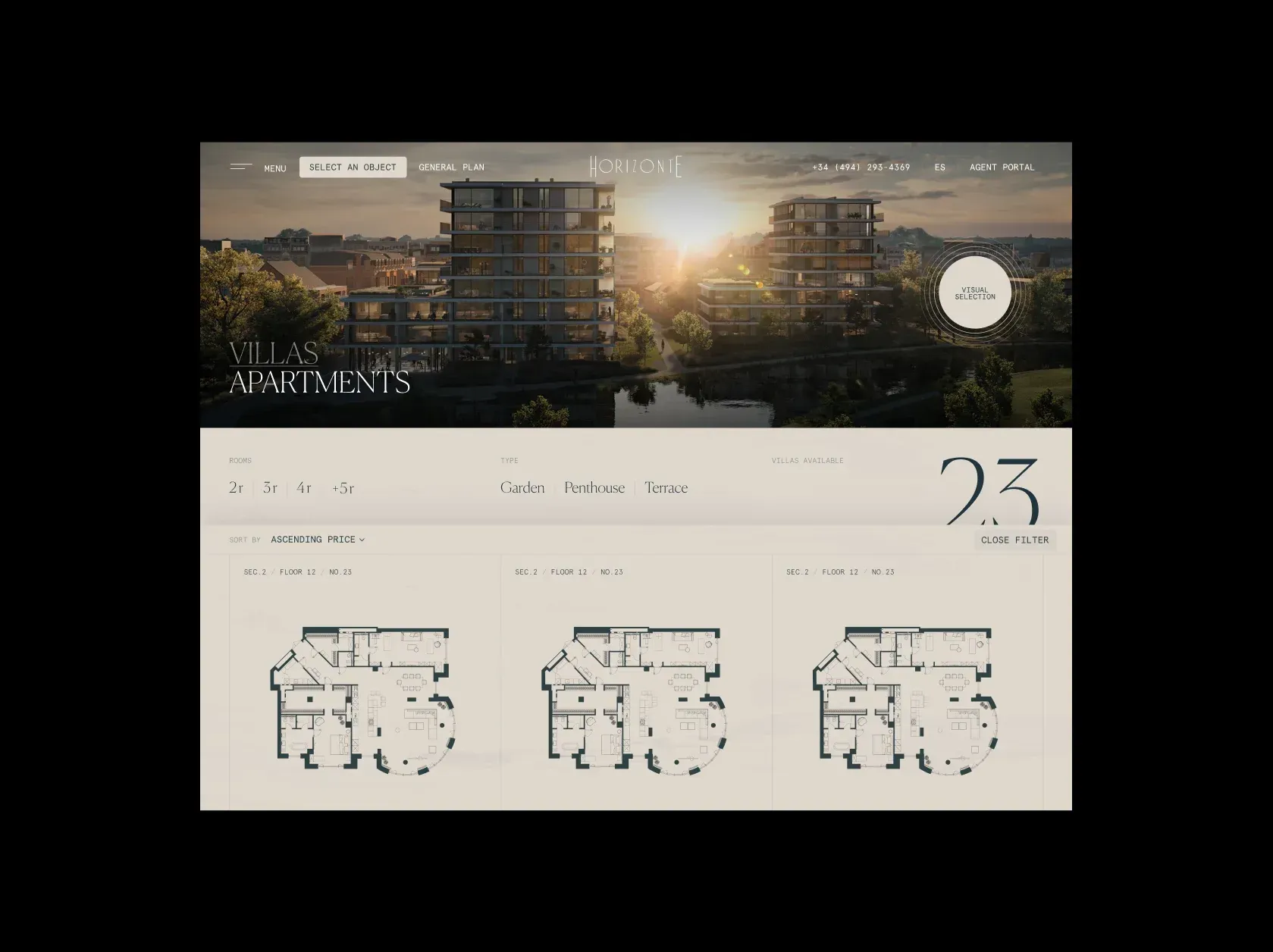 Horizonte Village project visualization