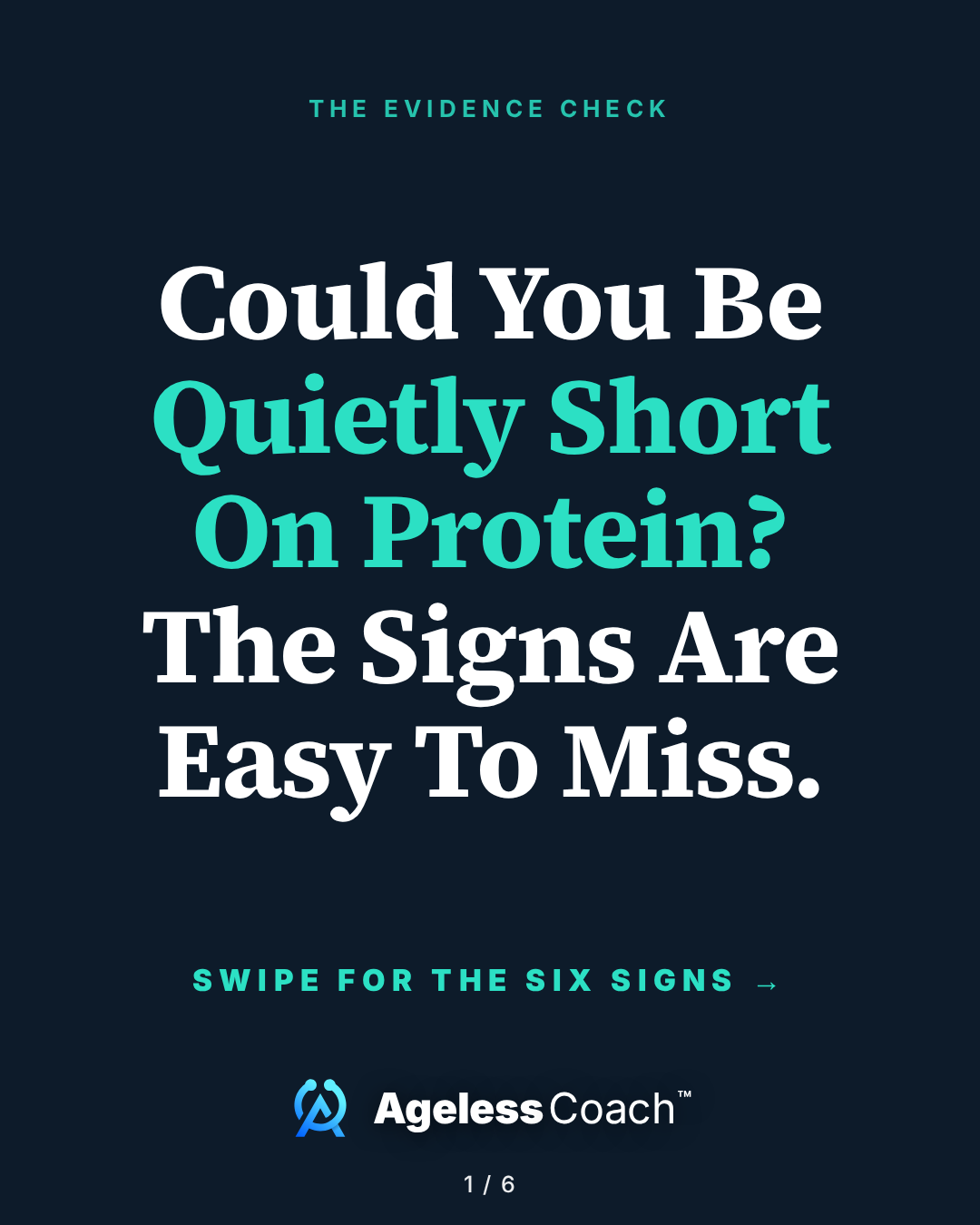 Six Quiet Signs You Are Short on Protein