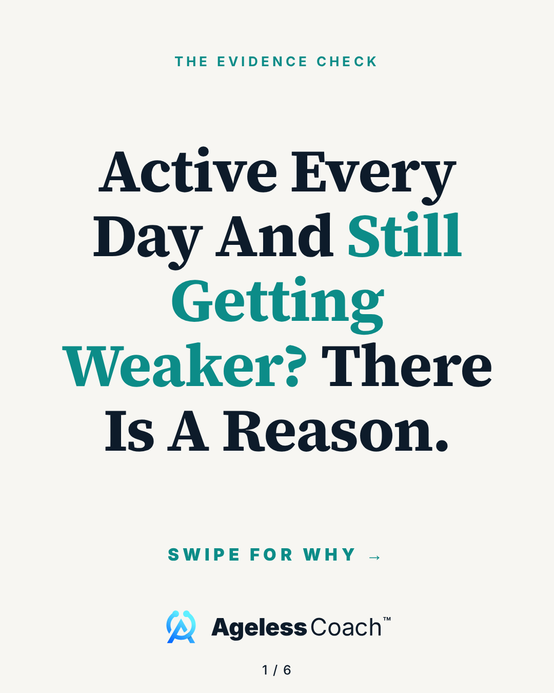 Why Staying Active Is Not Keeping You Strong