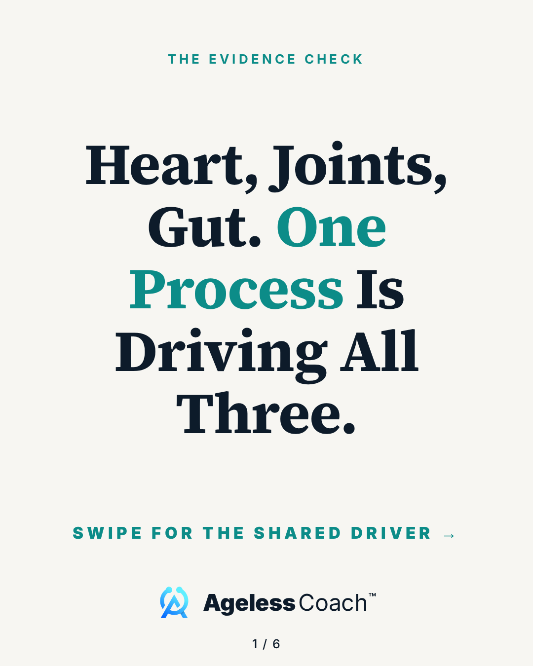 The #1 Secret to Restoring Your Heart, Joints & Gut