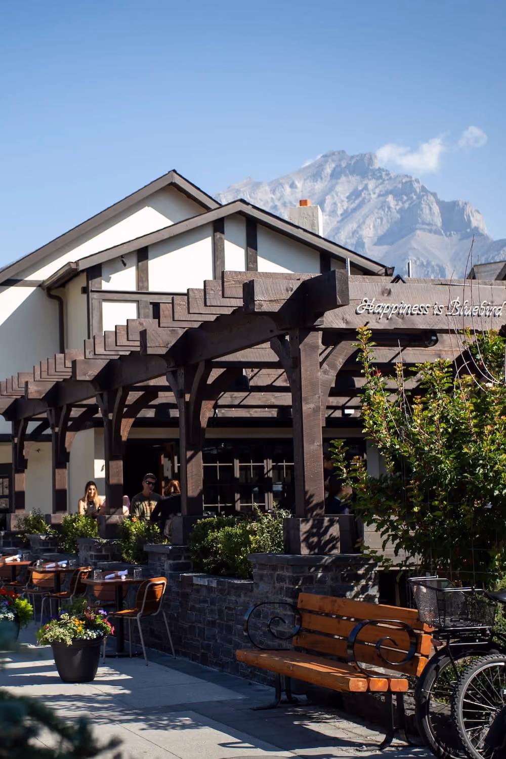 Bluebird's Reservable Patio