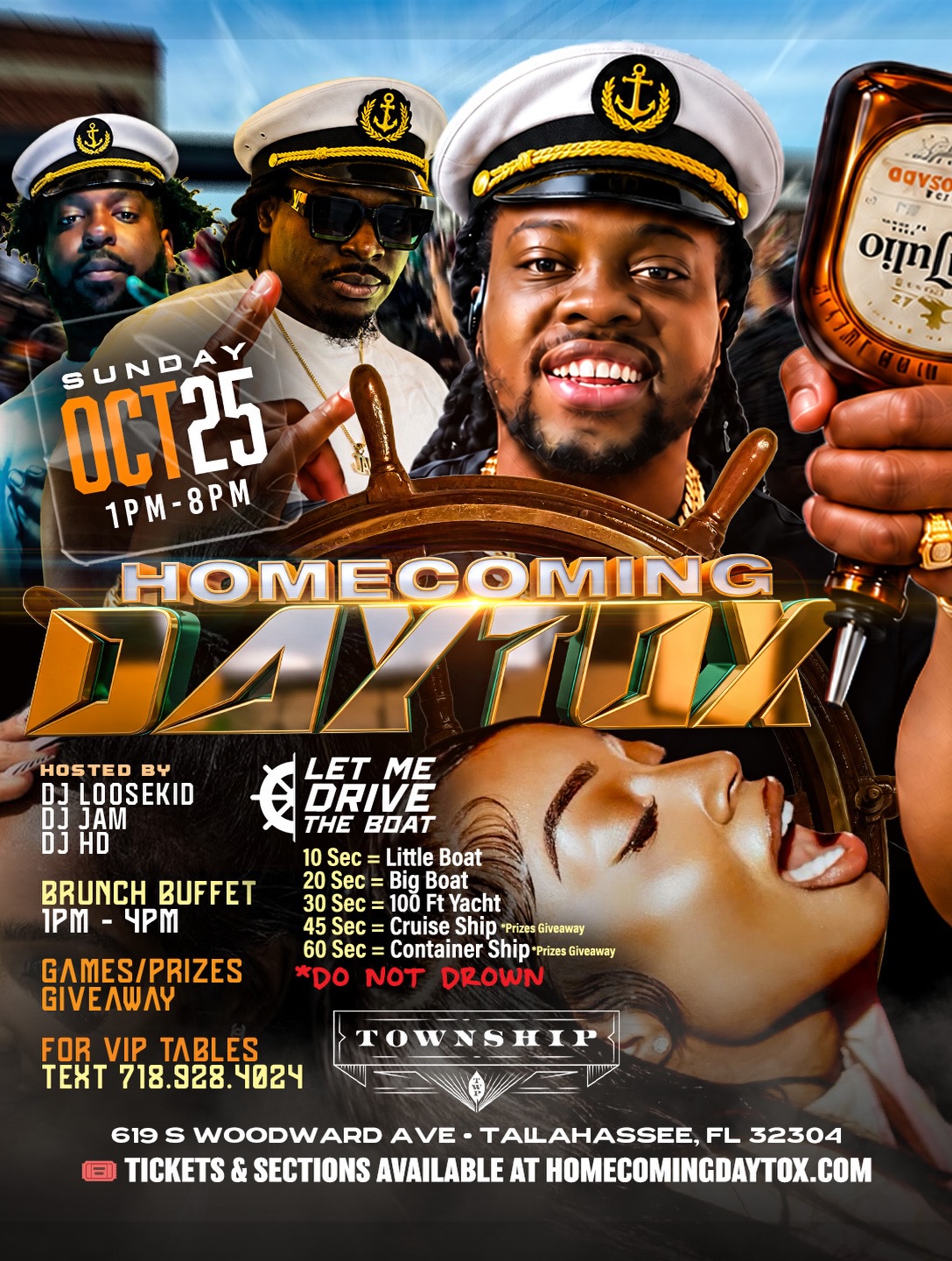 Daytox event artwork used for motion graphics