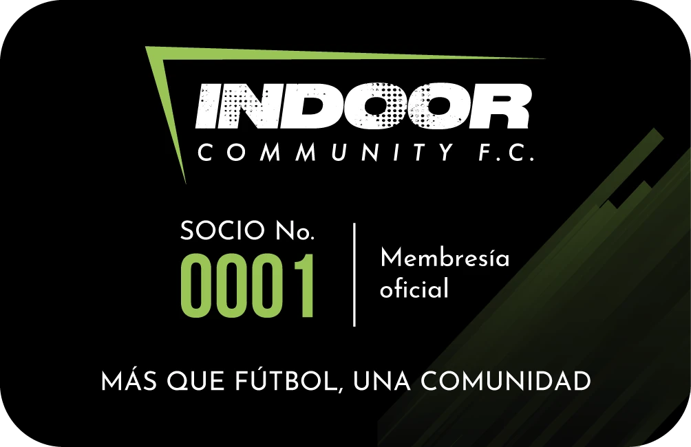 Tarjeta Socios Indoor