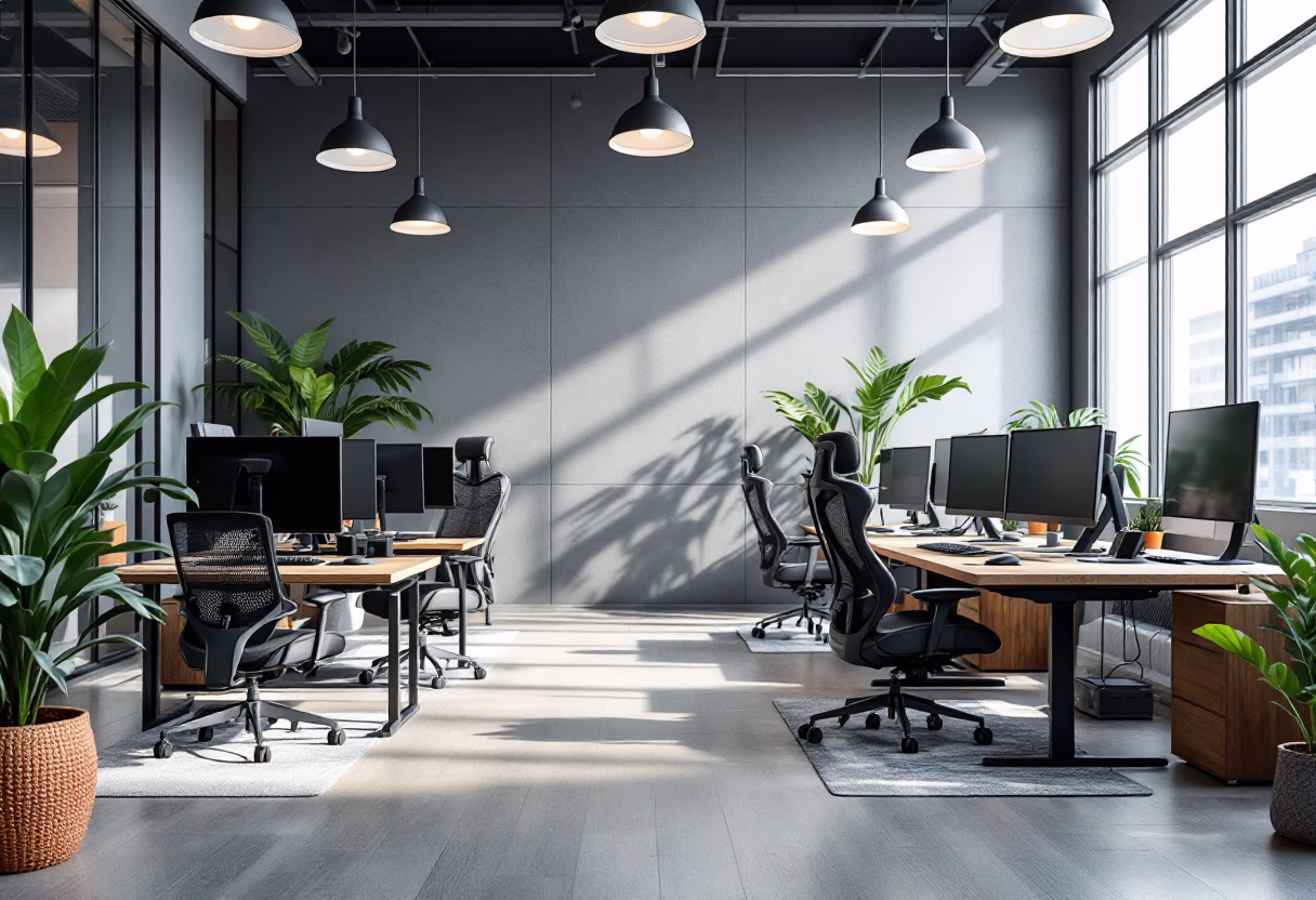 image of office space (for a game development company)