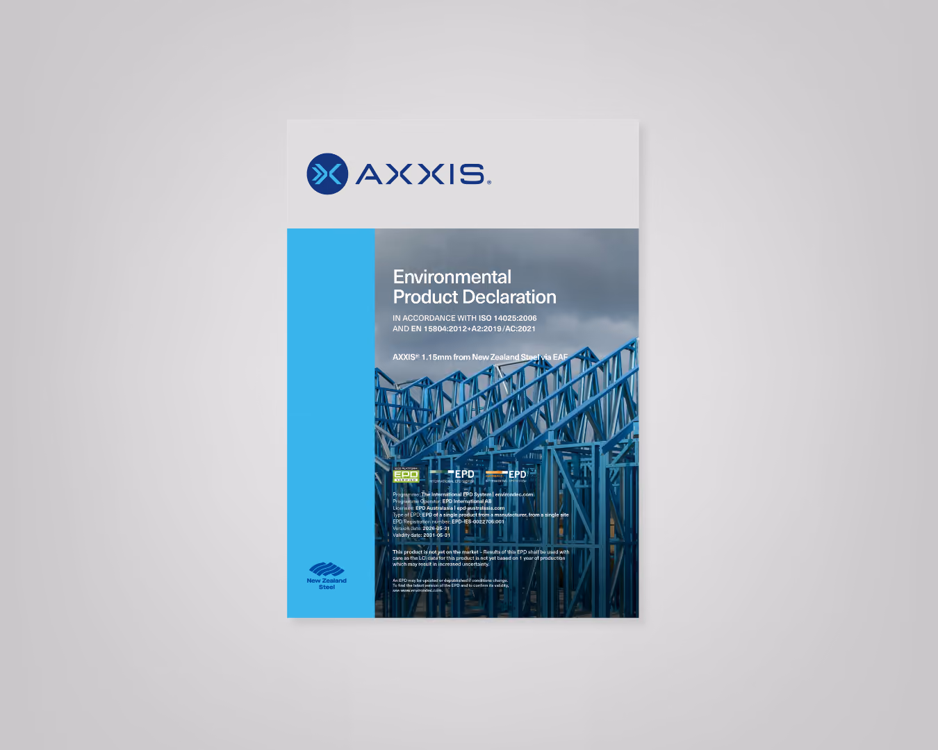 Environmental Product Declaration - AXXIS® 1.15mm