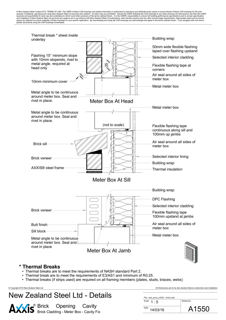 Brick Cladding - Meter Box - Cavity Fix