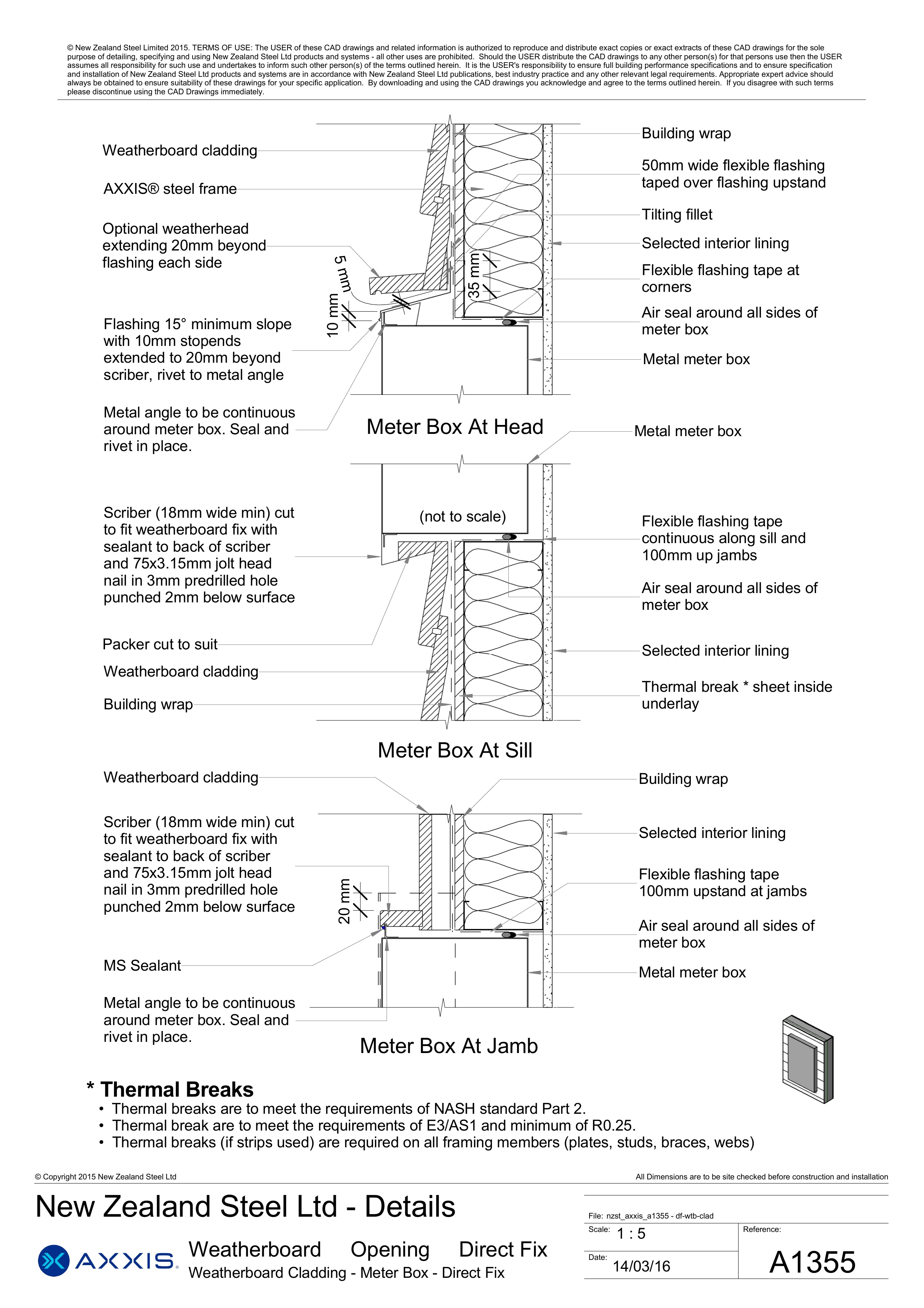 Weatherboard Cladding - Meter Box - Direct Fix