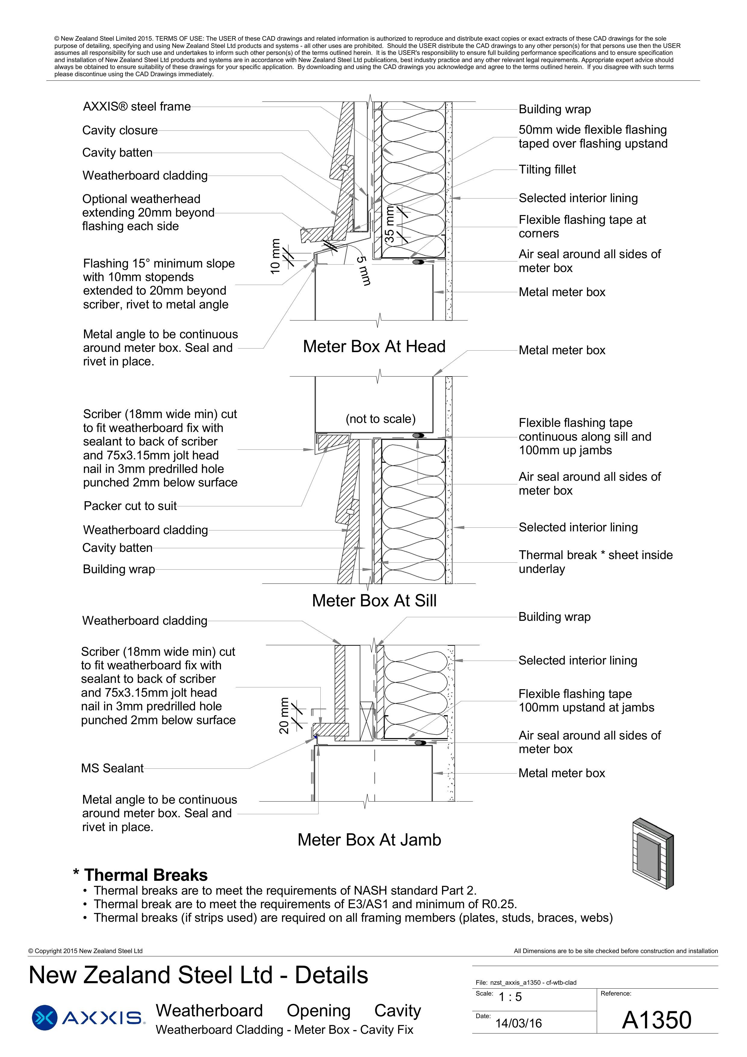 Weatherboard Cladding - Meter Box - Cavity Fix