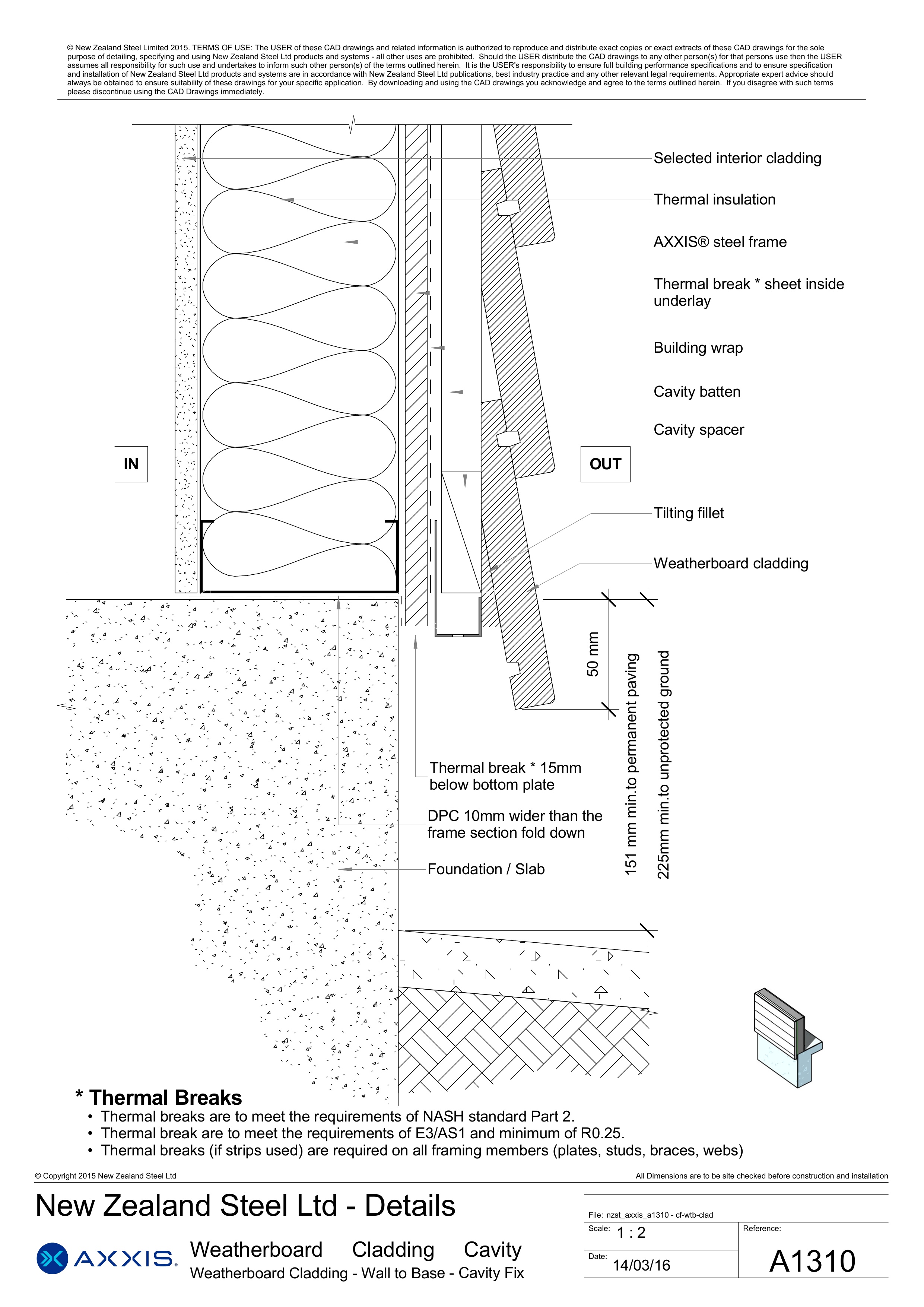 Weatherboard Cladding - Wall to Base - Cavity Fix