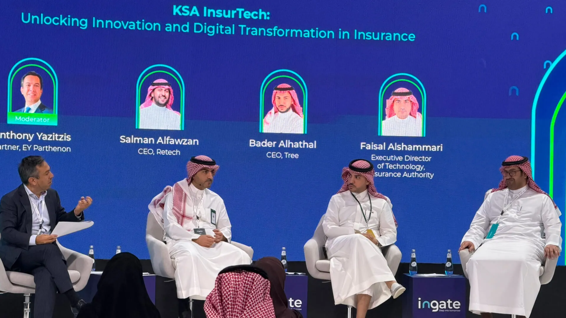 Industry leaders discussing at KSA InsurTech