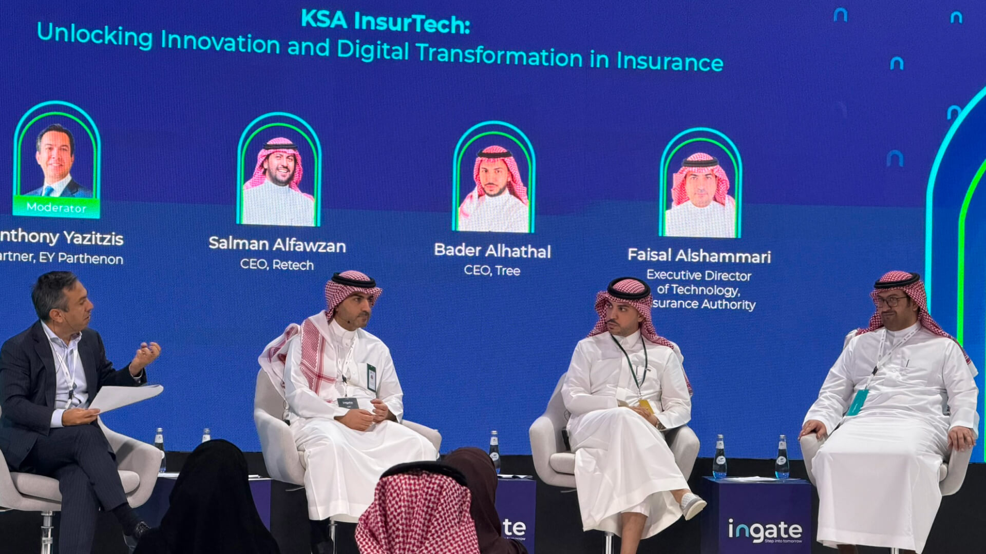 Industry leaders discussing at KSA InsurTech