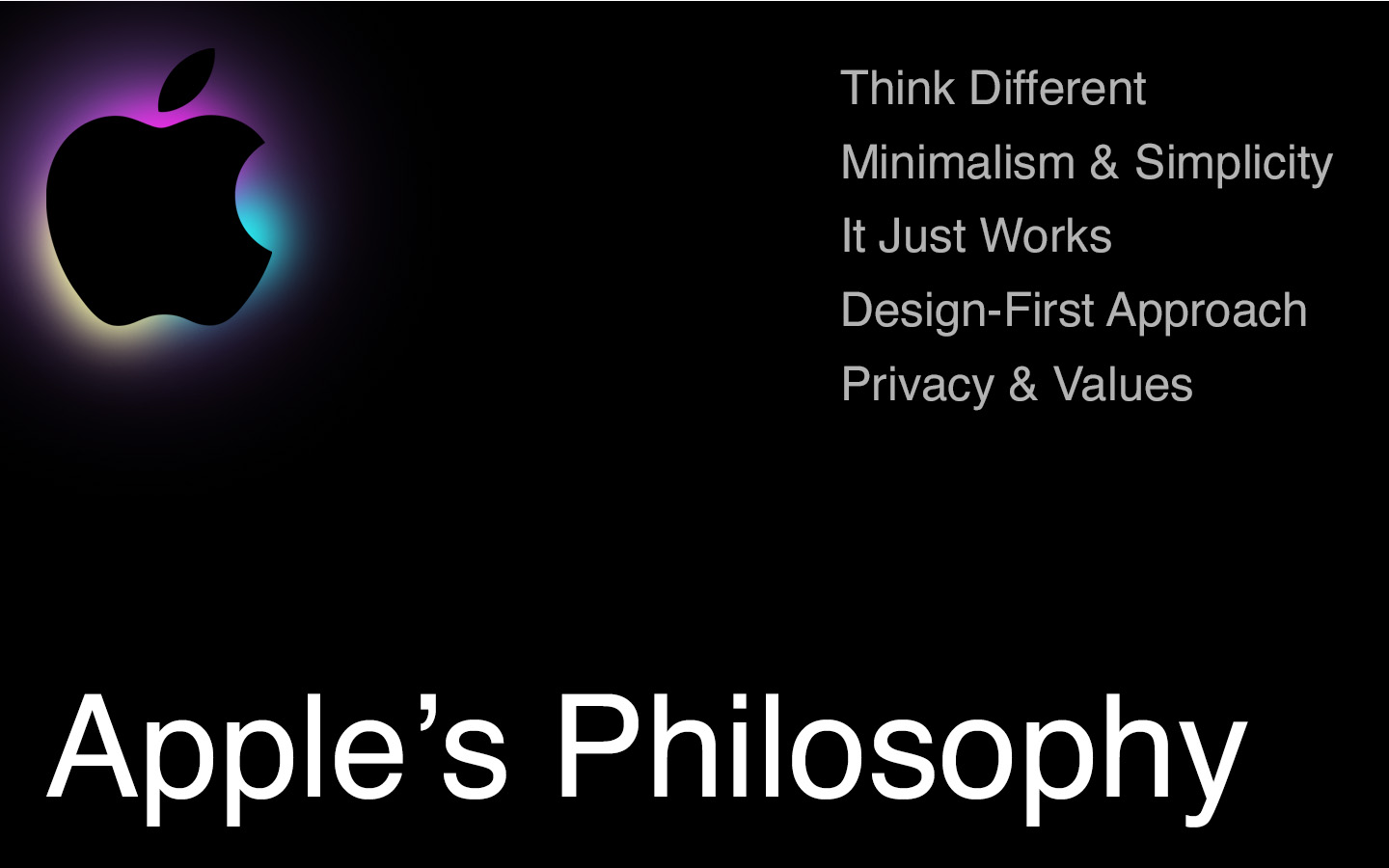 Apples philosophy