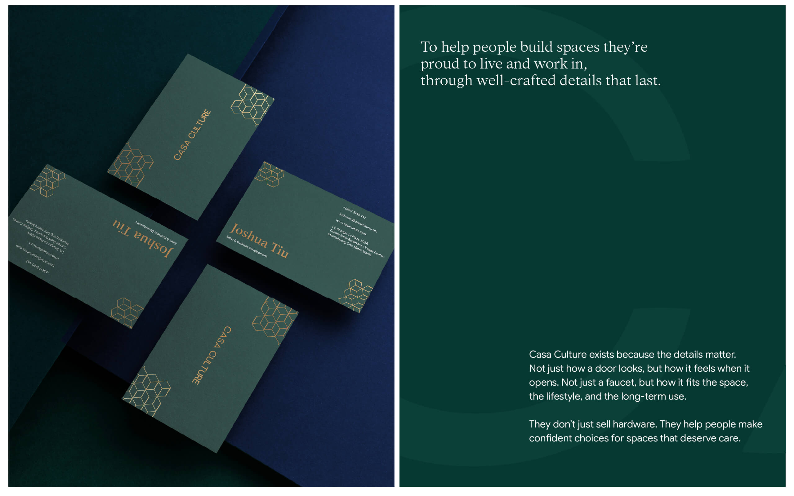 casa culture business card