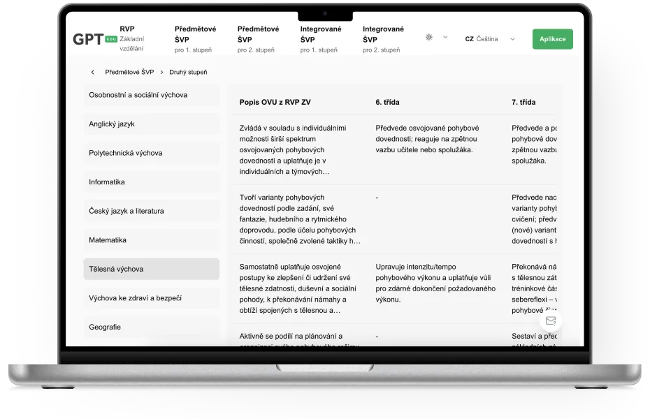 Screenshot aplikácie