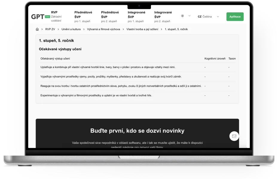 Screenshot aplikácie
