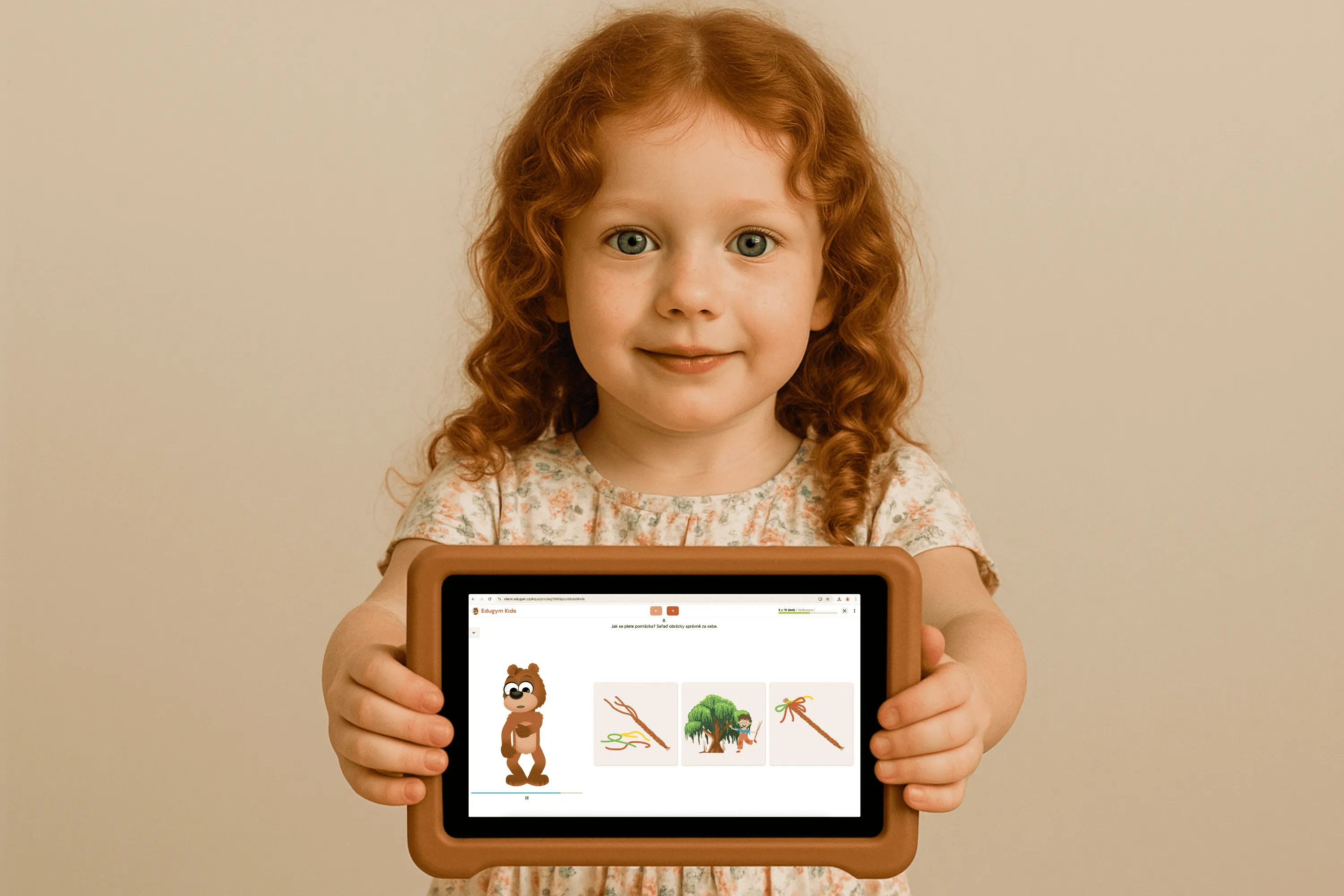 Aplikácia Edugym v tablete