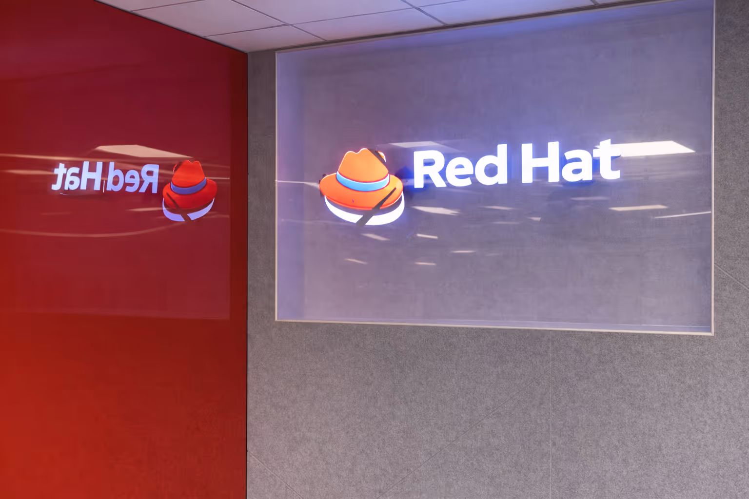 Virtual reality and holographic wall setup at IBM Experience Center Bangalore