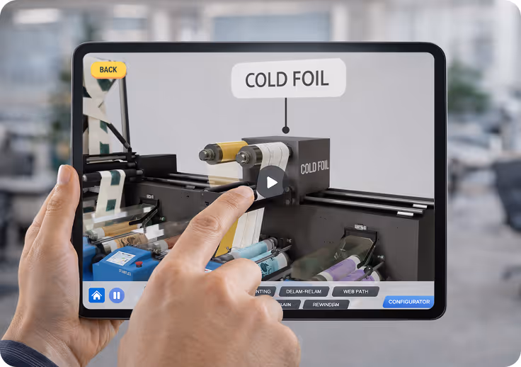 Internal X-Ray View of HVAC unit on iPad augmented reality