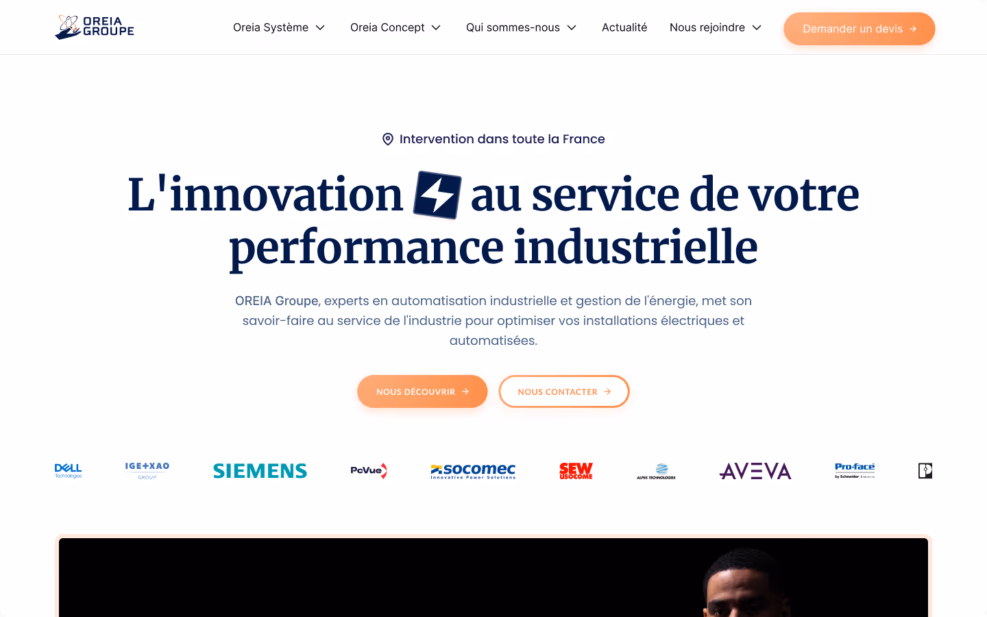 Site web entreprise Electricité & Automatisation industrielle Bretagne