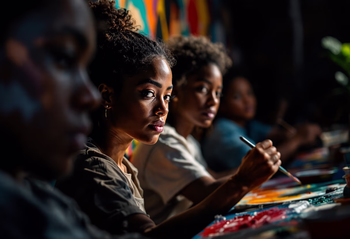 image of group of volunteers helping in a community
