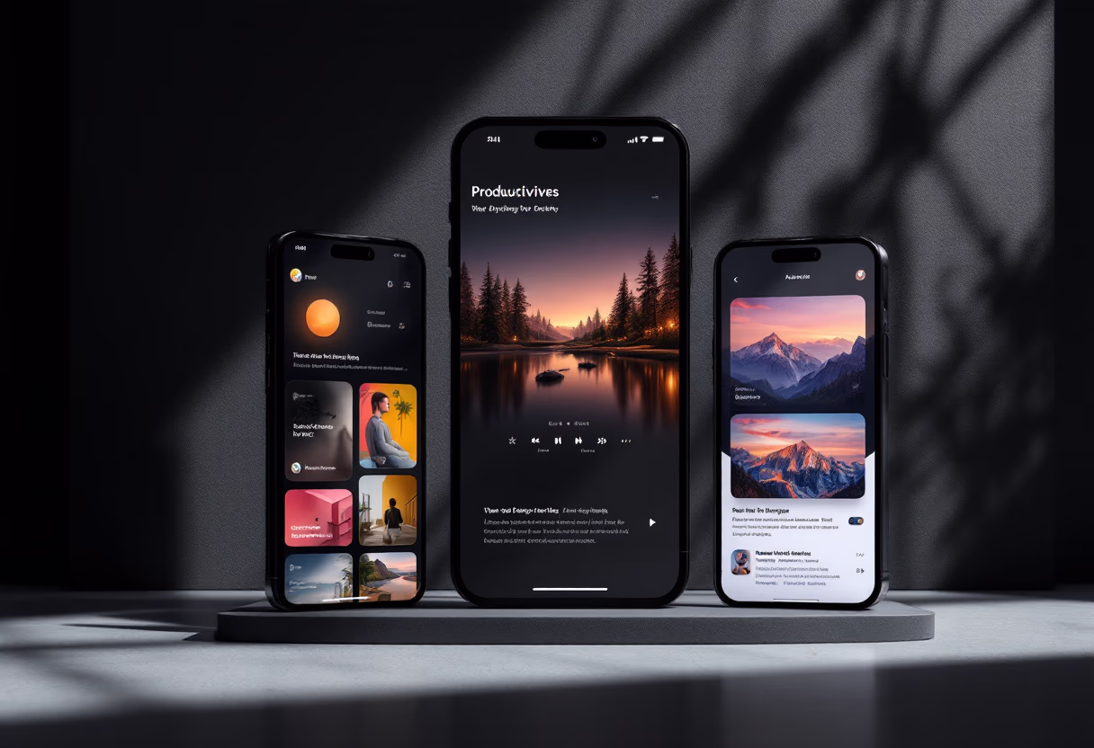 [digital project] image of a productivity app interface (for a productivity tools business)