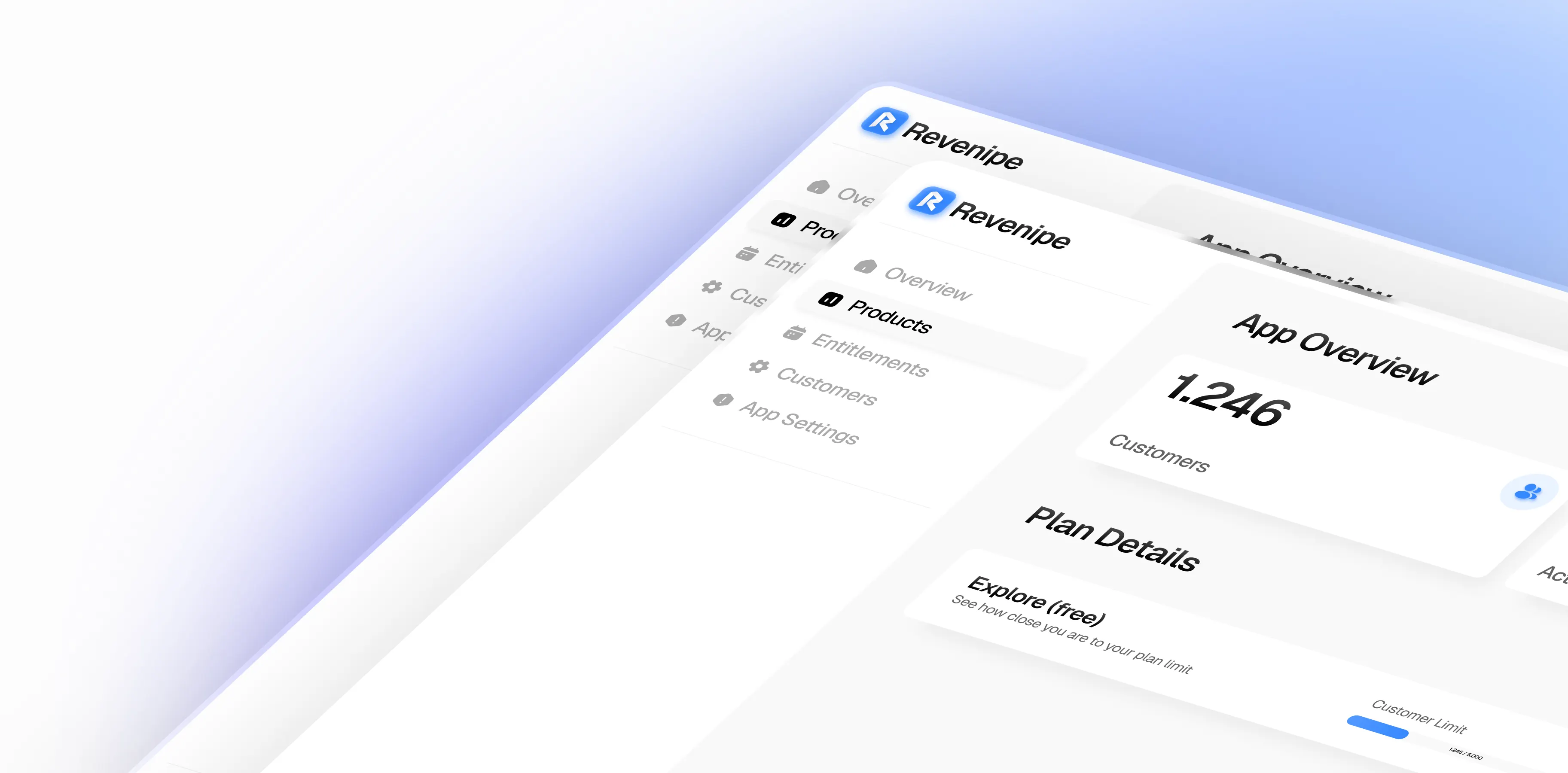 Revenipe Dashboard Grafik