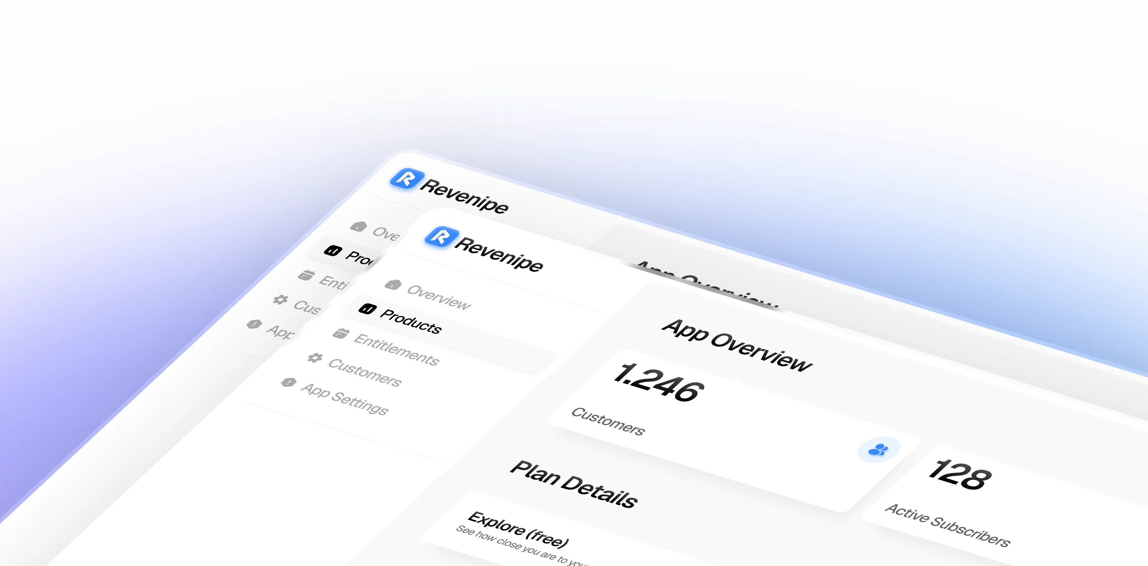 Revenipe Dashboard Grafik