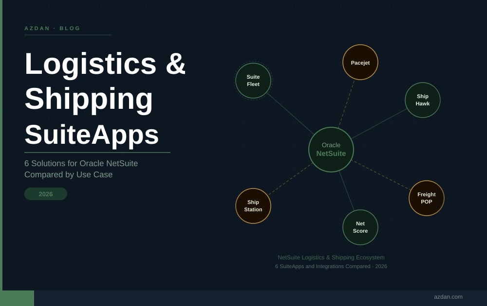 Logistics and Shipping SuiteApps for NetSuite: 6 Solutions Compared