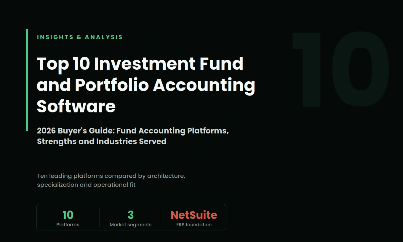 Top 10 Investment Fund and Portfolio Accounting Software