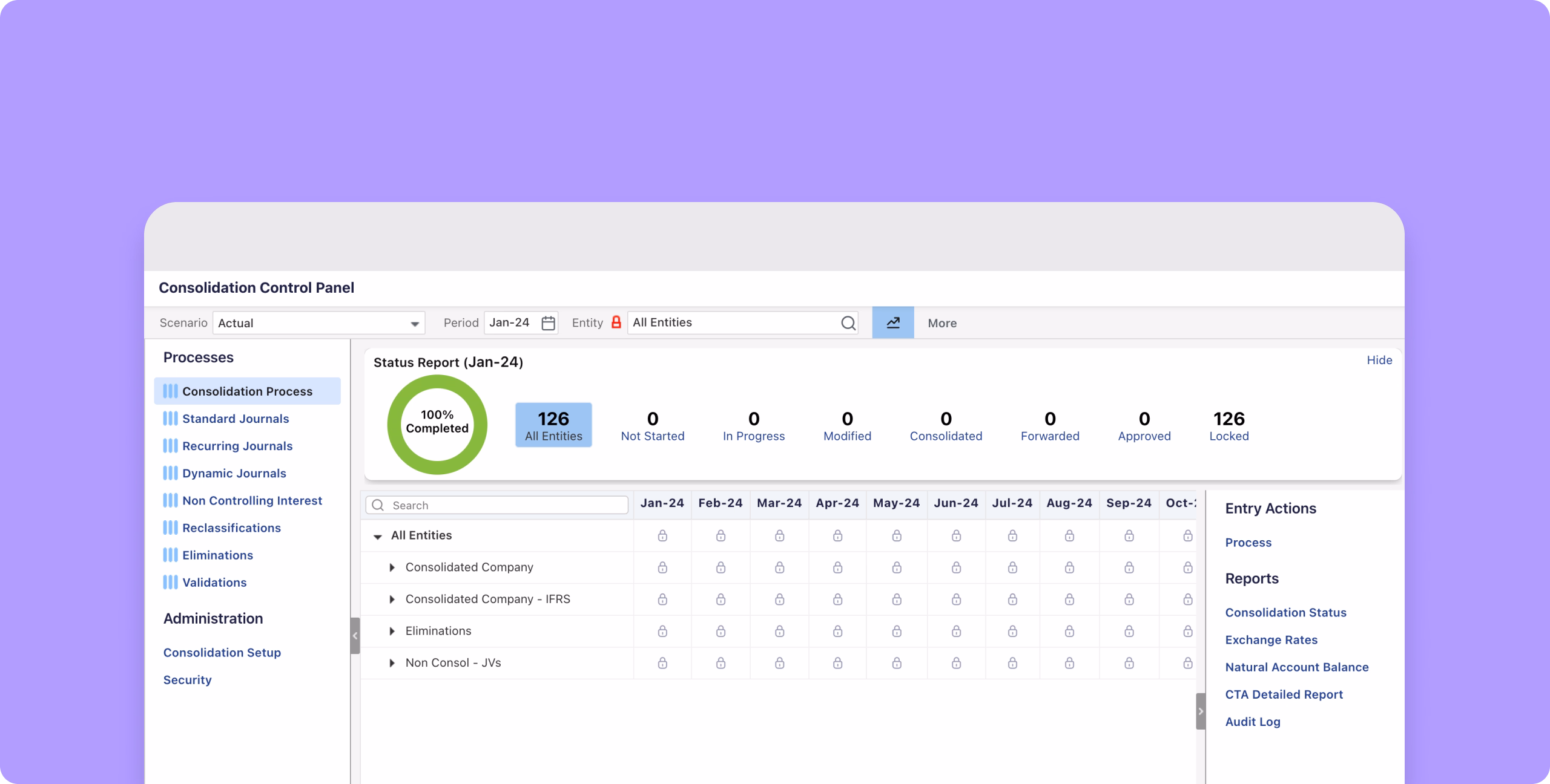 Planful Financial Consolidation Software