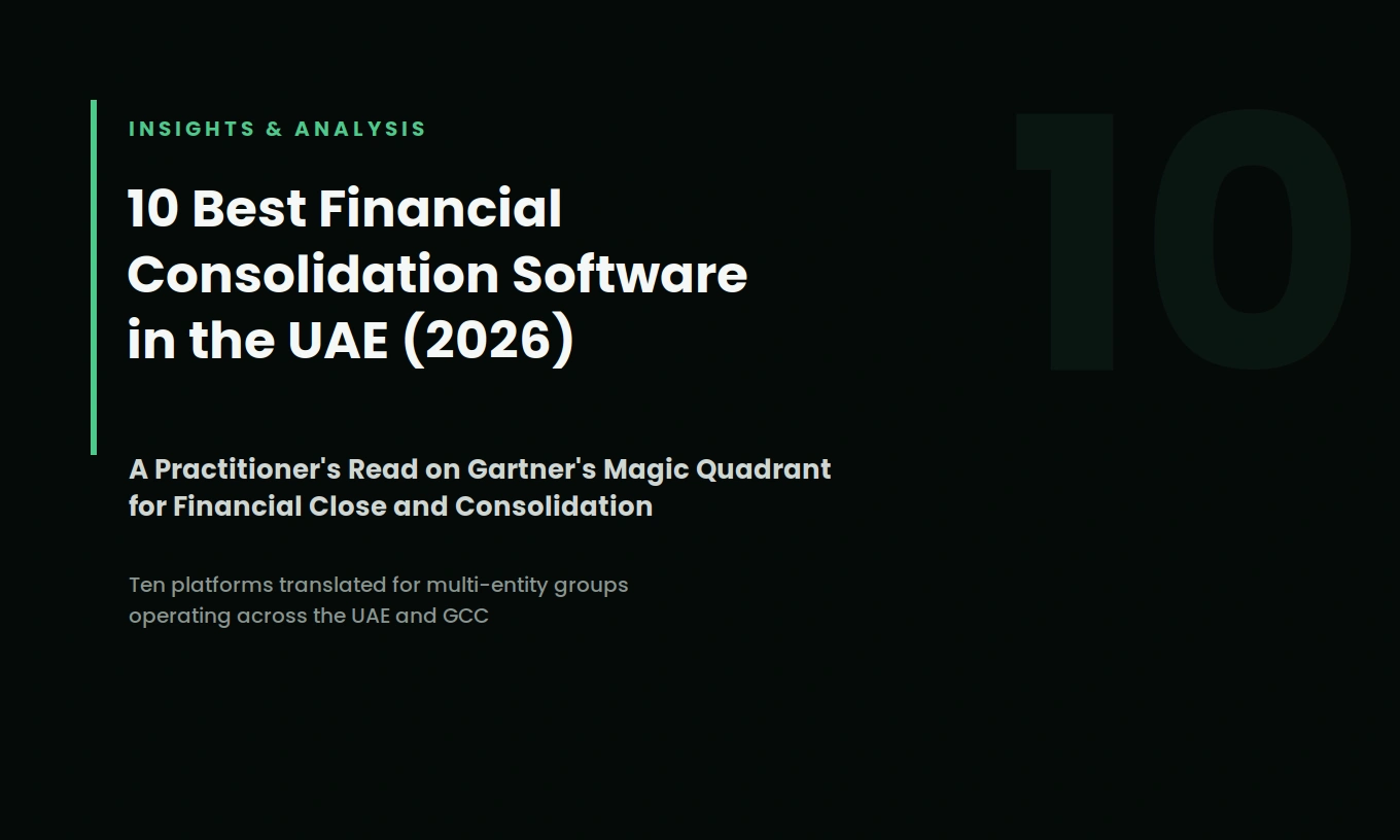 10 Best Financial Consolidation Software in the UAE (2026)