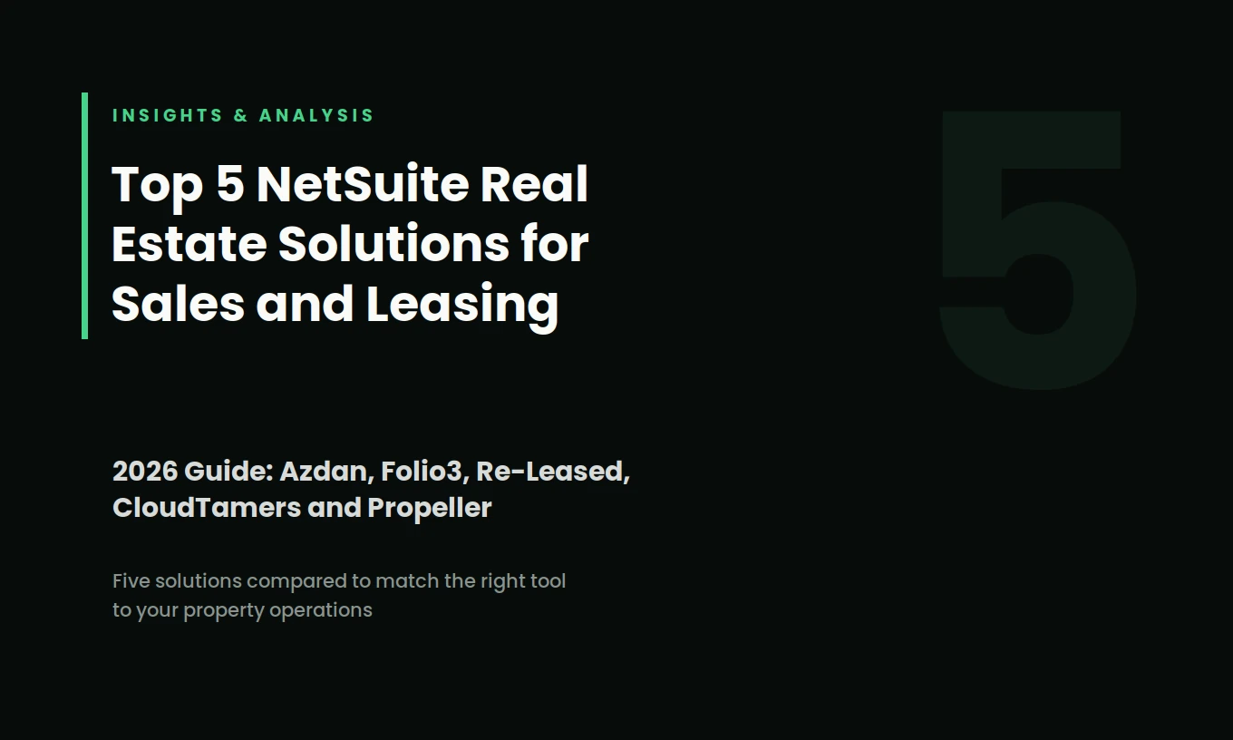 Top 5 NetSuite Real Estate Solutions (2026 Guide)