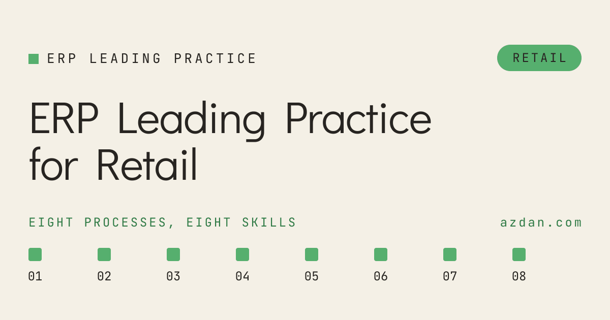 ERP Leading Practice for Retail