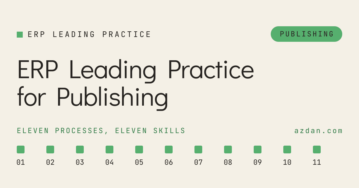 ERP Leading Practice for Publishing