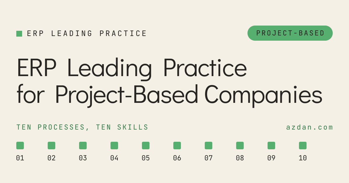 ERP Leading Practice for Project-Based Companies