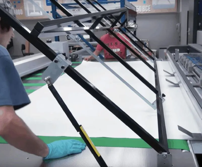 A photo of Holland and Crosby employees in action.