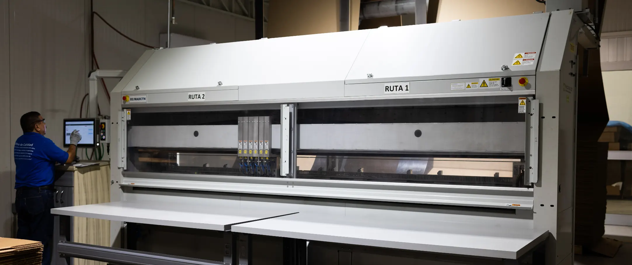 Packsize EM7-35 machine produces right-sized boxes for every PHAR radiator.