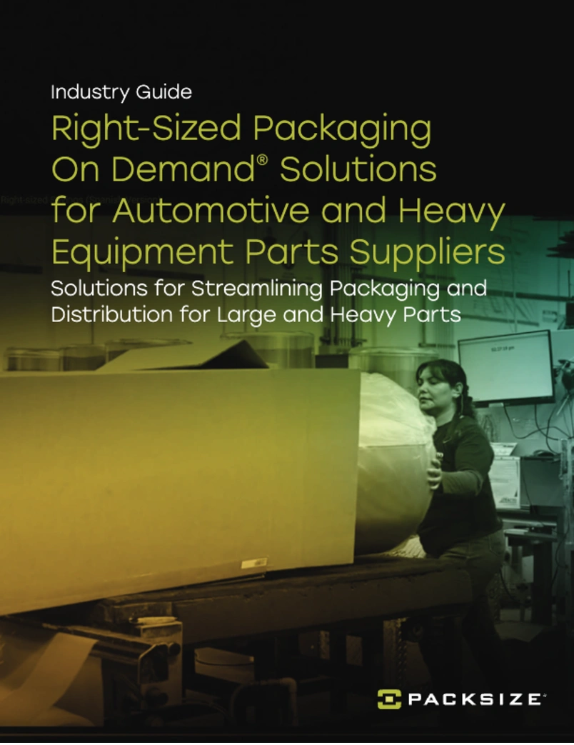 Das Thumbnail des automatisierten Verpackungs-Ebooks, Versandverpackung leicht gemacht.