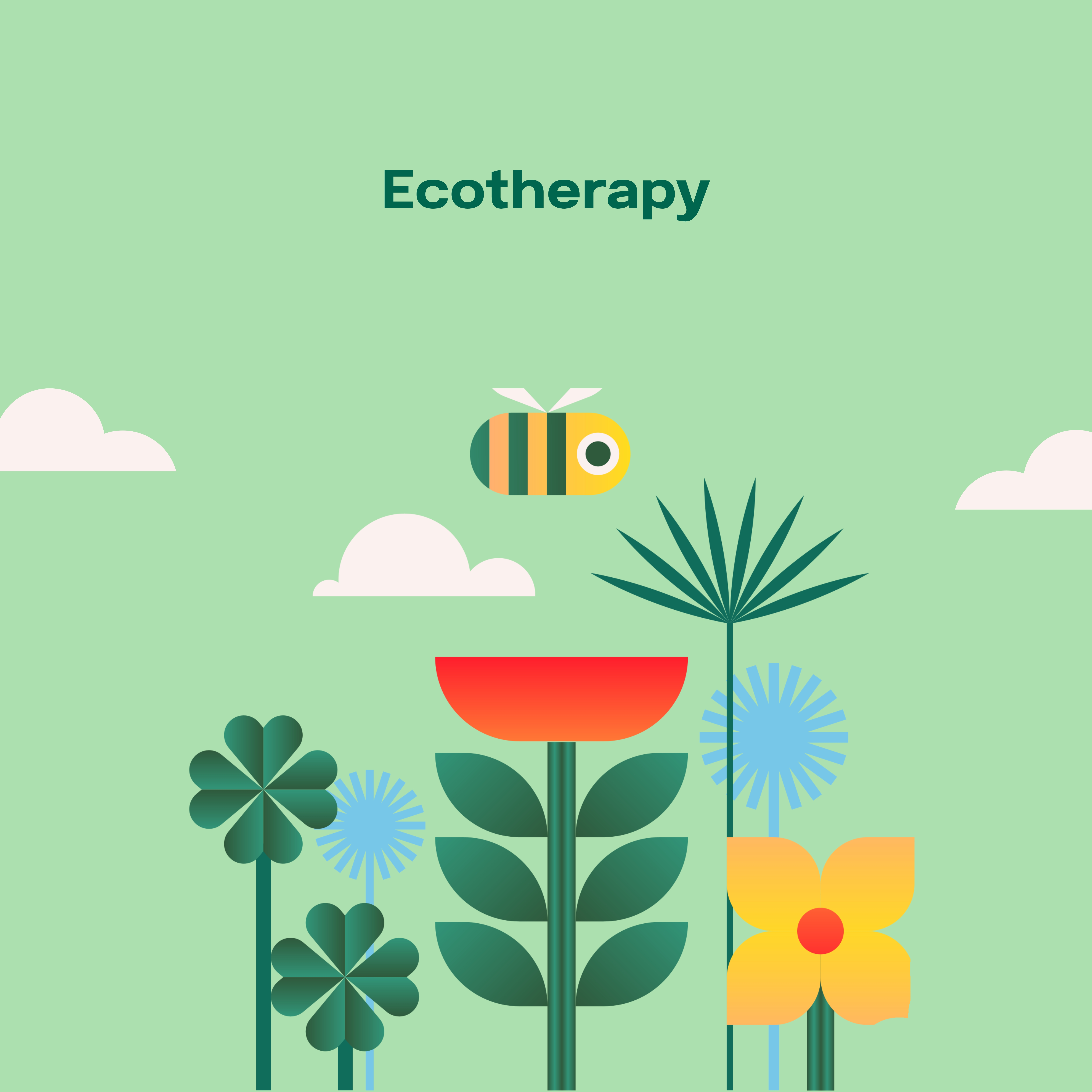 A nature-integrated practice focused on well-being through environmental engagement.