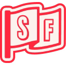 sticker-sf flag