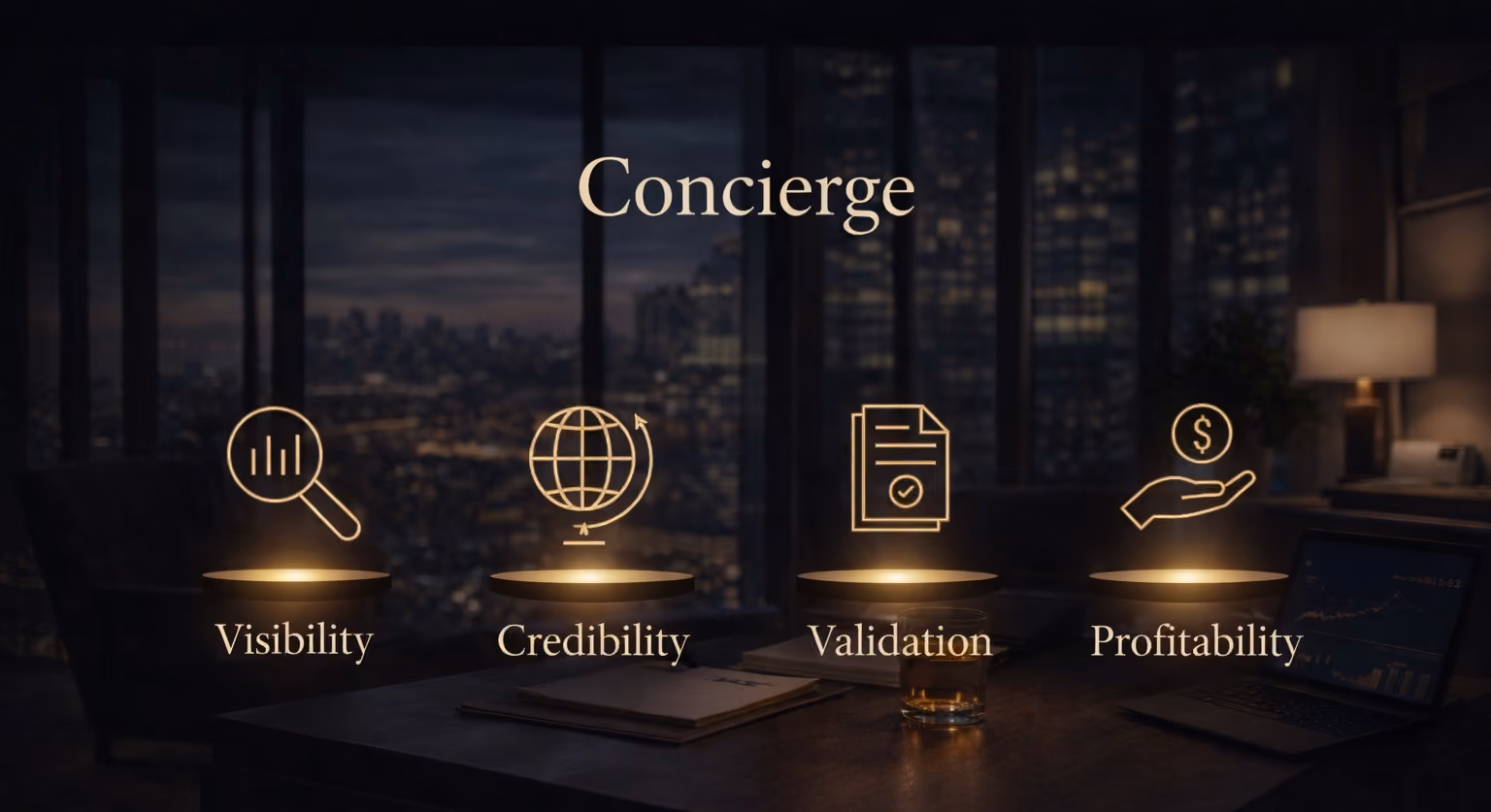 Senior leaders in strategic conversation