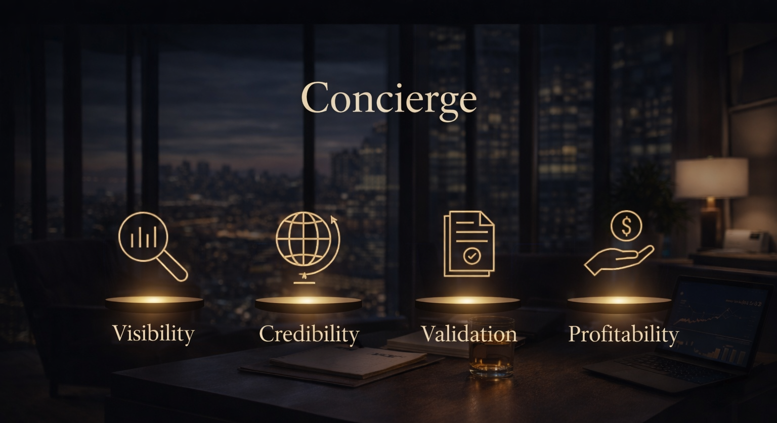 Senior leaders in strategic conversation