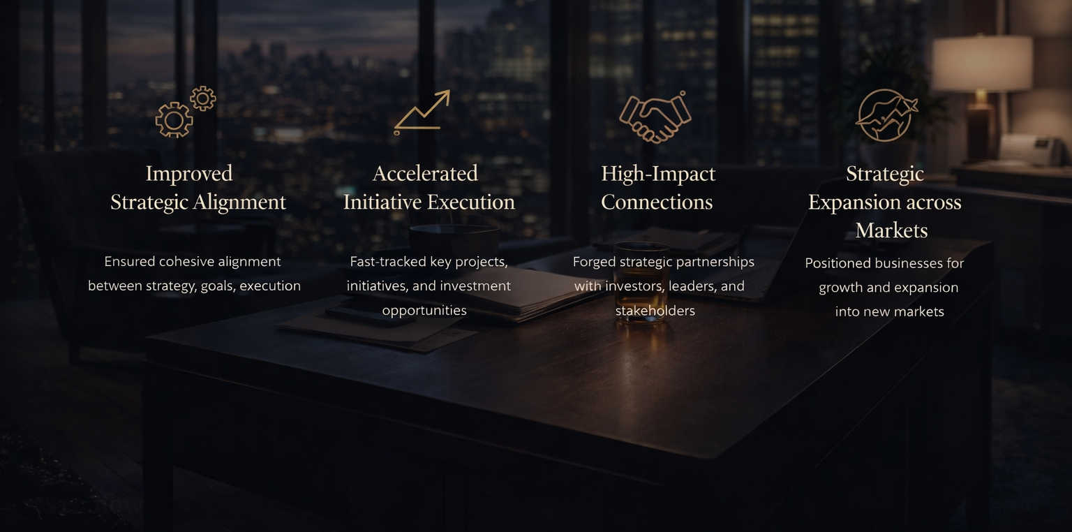 Executive building lobby with minimalist interior