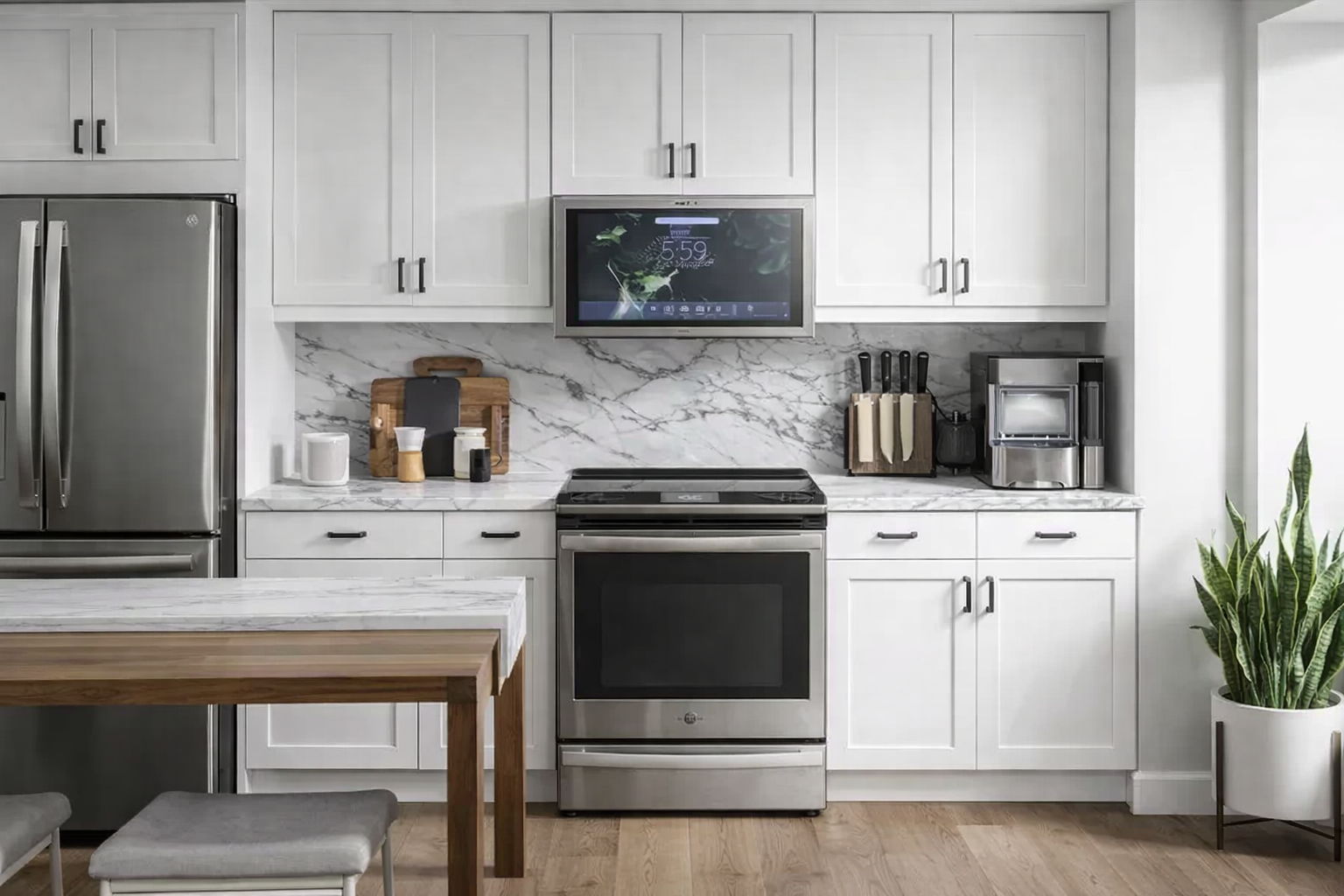 GE Appliances in modern kitchen