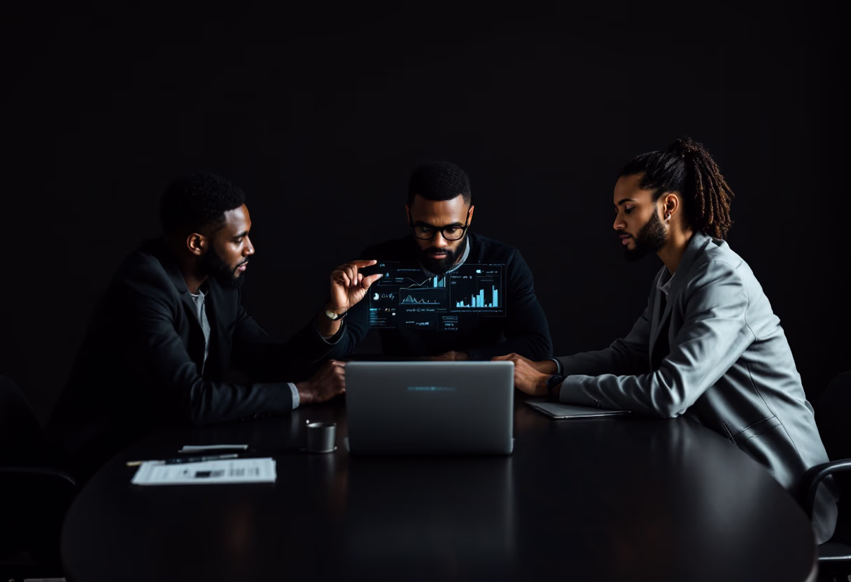 image of a business meeting (for a data analytics and business intelligence)